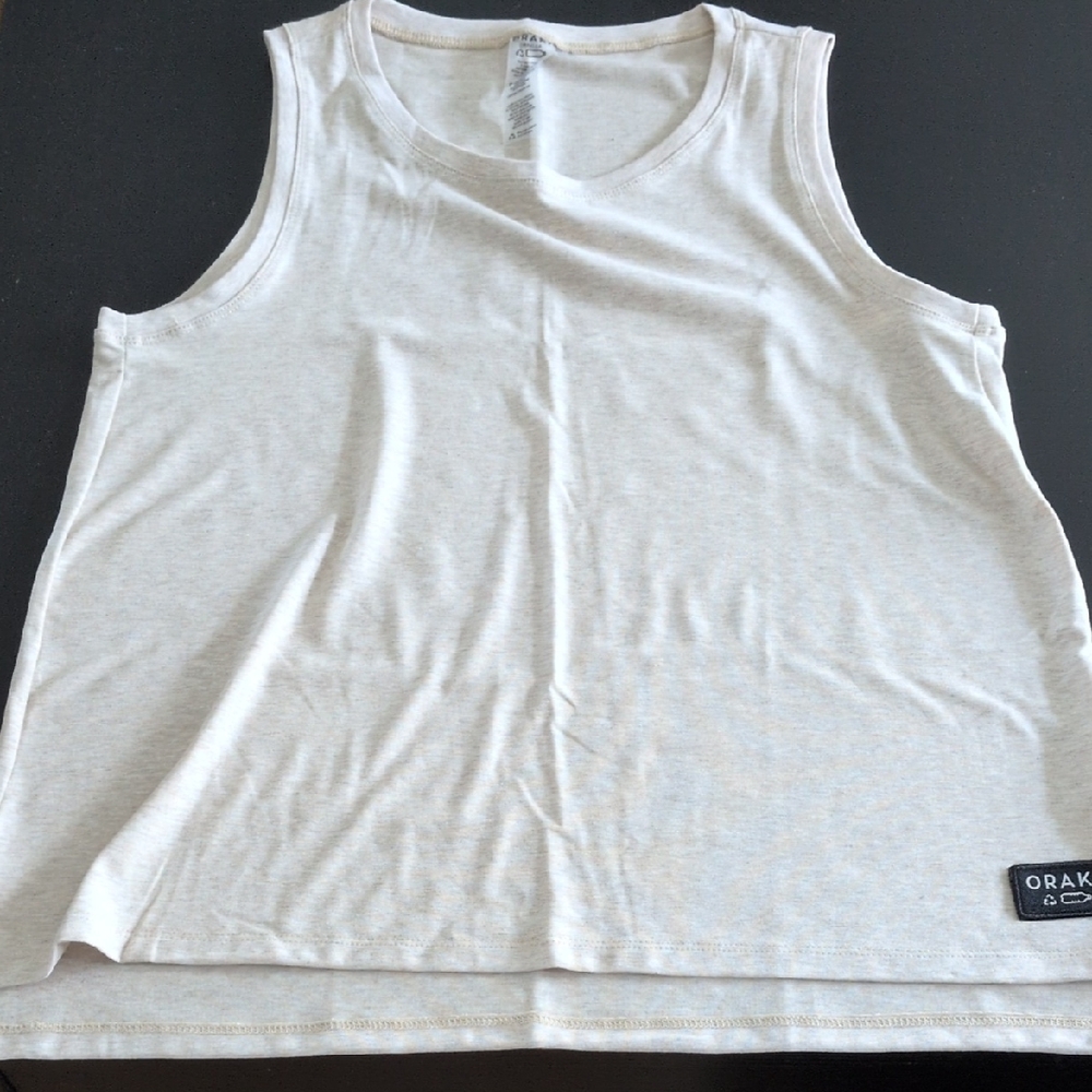 Oraki Beige Tank Top